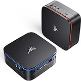 ACEMAGICIAN AK1PRO Mini PC Celeron N5105 2.9GHz 16GB RAM 512GB SSD M.2 Micro Desktop Computer, 4K UHD, WLAN, Gigabit Ethernet, HDMI X 2 für Business, Heimkino, W11