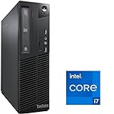 Lenovo - Schneller PC mit Intel Core i7 4790 - Desktop Computer + Silent Rechner für Büro & Home Office mit 4 GHZ - 16GB RAM - 512GB SSD - USB3.0 - WLAN - inkl Windows 11 Pro und Office 2010 | 7672